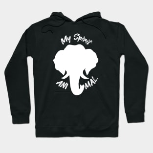 Elephants Are My Spirit Animal - Silhouette Hoodie